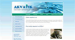 Desktop Screenshot of akvatik.cz